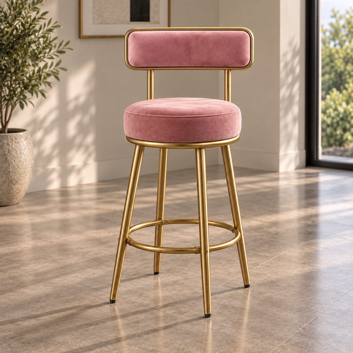 The Roselle Luxe Bar Chair