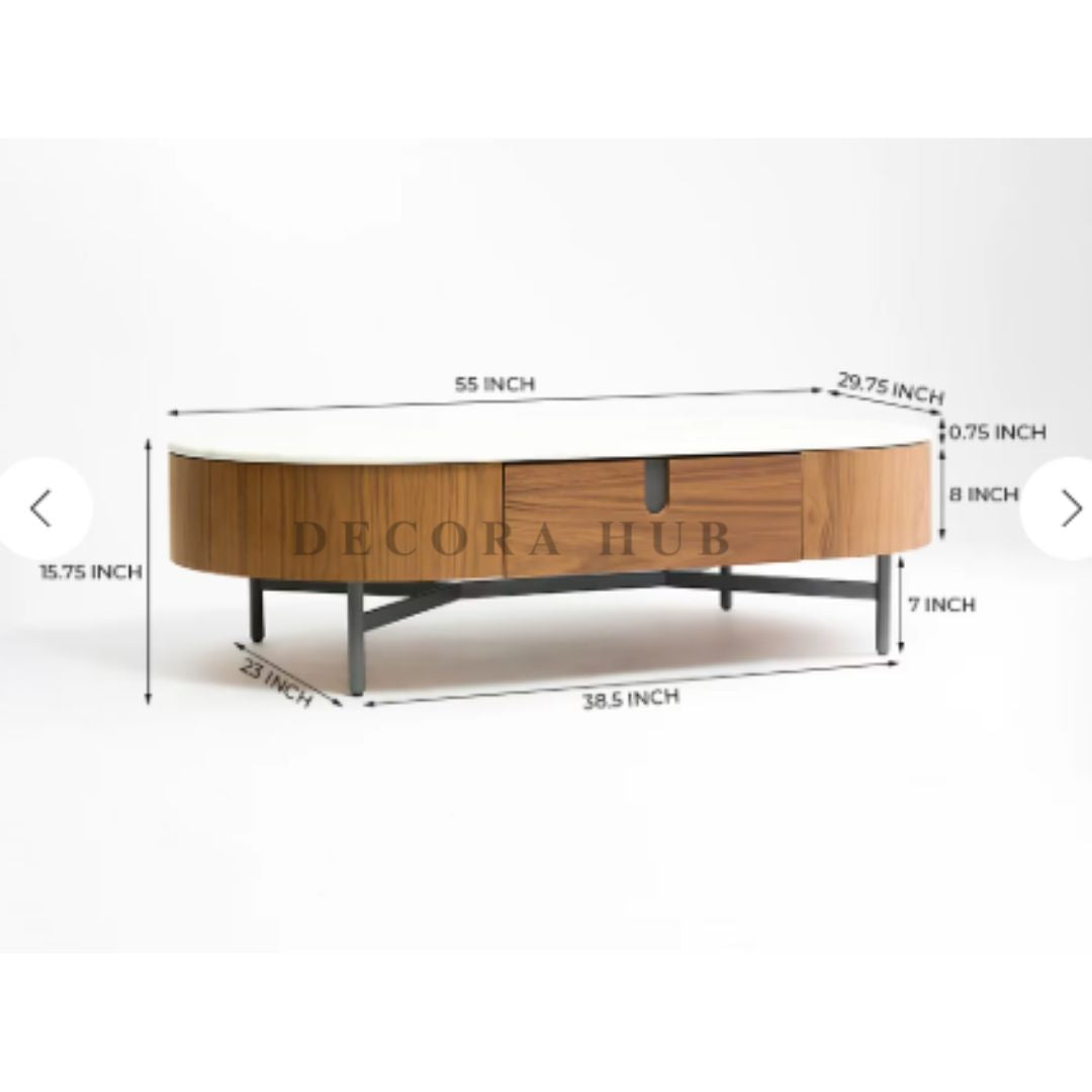 Royale Marble Top Coffee Table