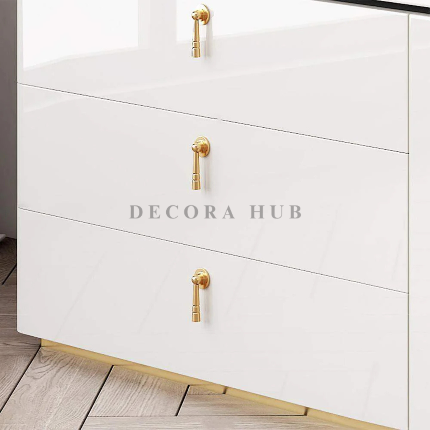 Riva Marble Top TV Console Unit With Cabinet
