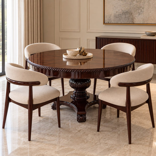 Crownwood Round Dining Table set