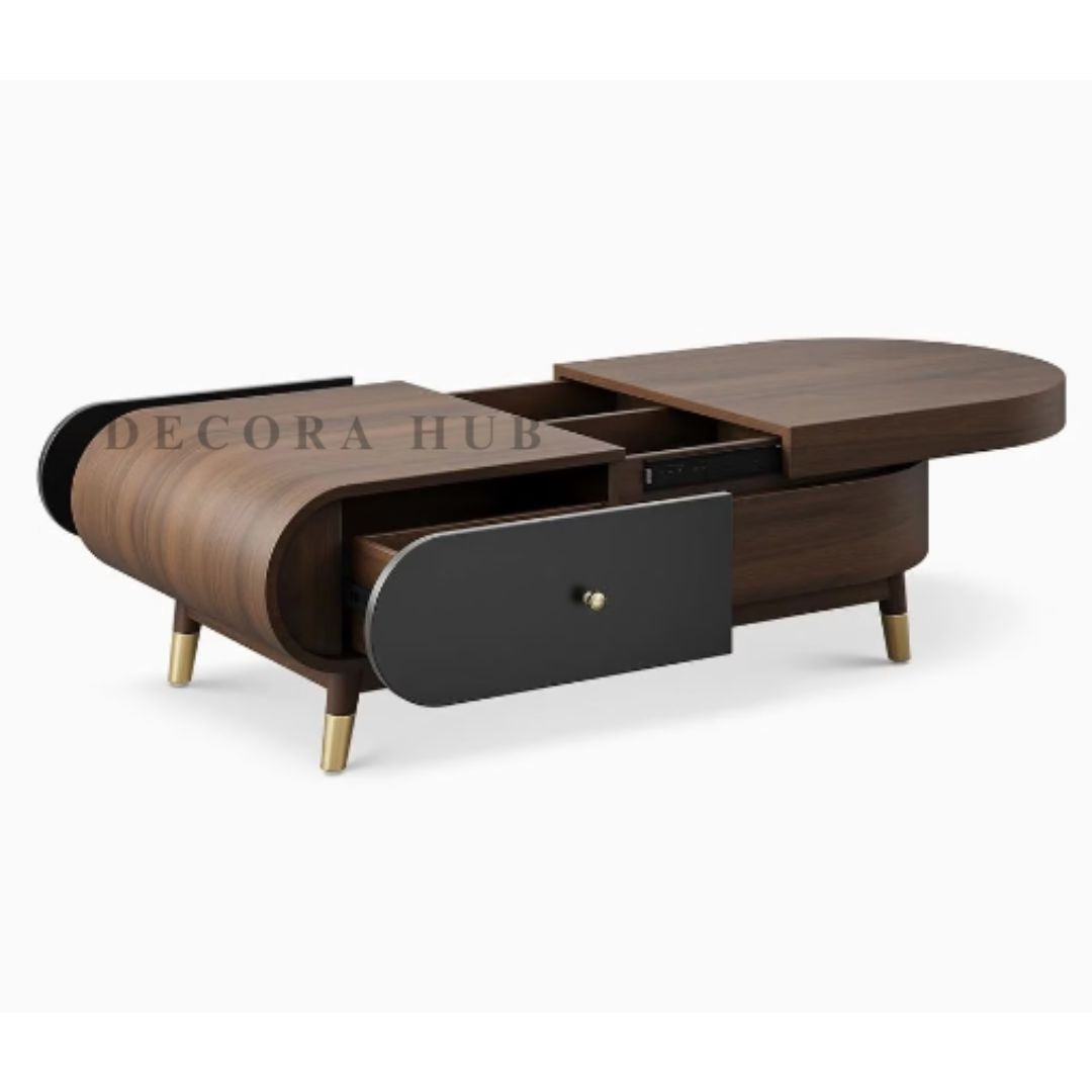 Luxurious Oak Solid Wood Coffee Table
