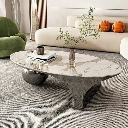 Marvellous Centre Table  In Silver Colour