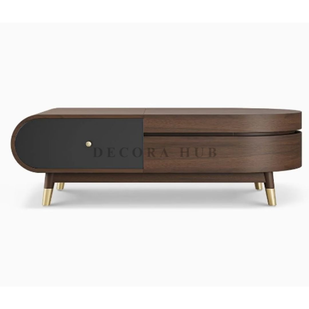 Luxurious Oak Solid Wood Coffee Table