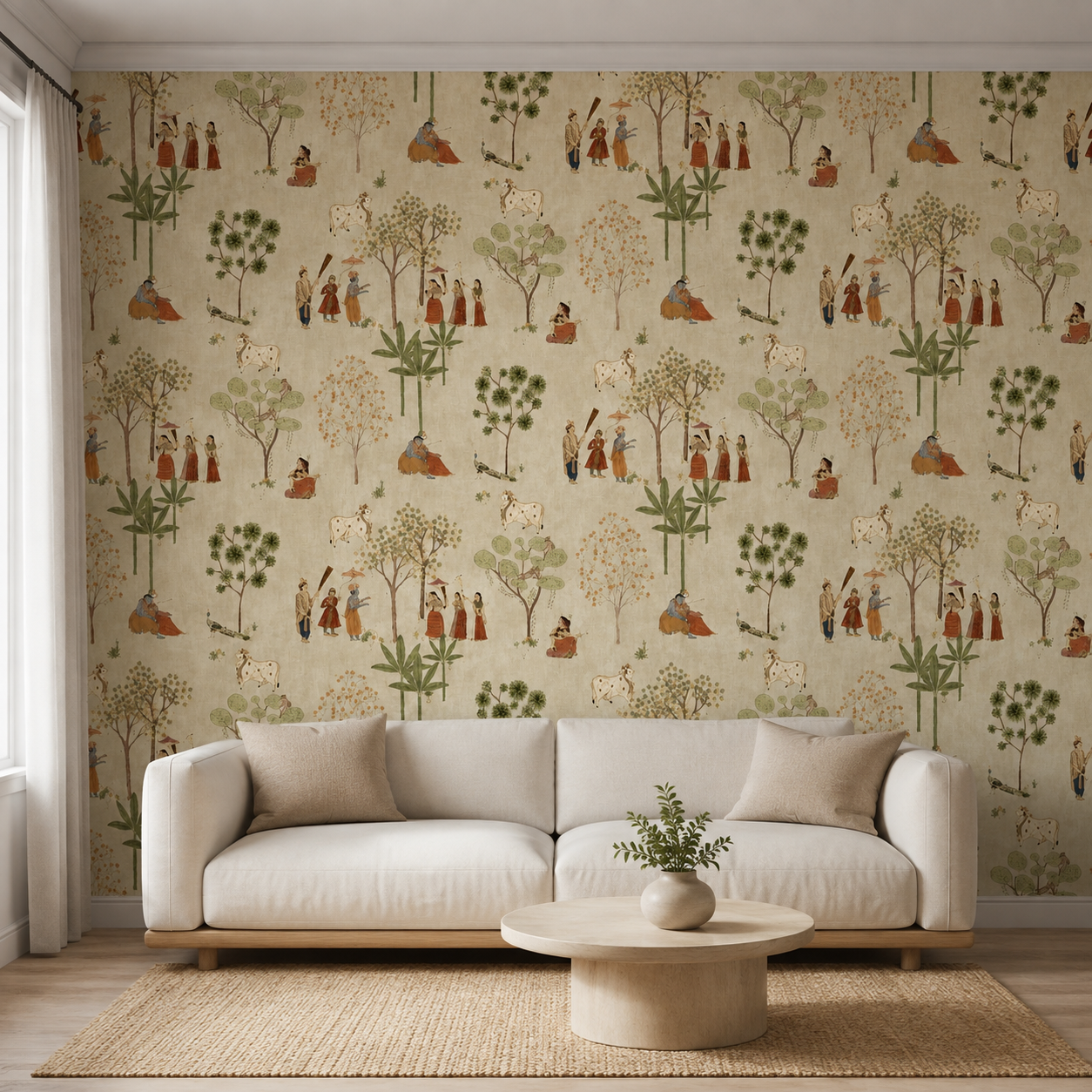 Pastoral Folk Tales Wallpaper