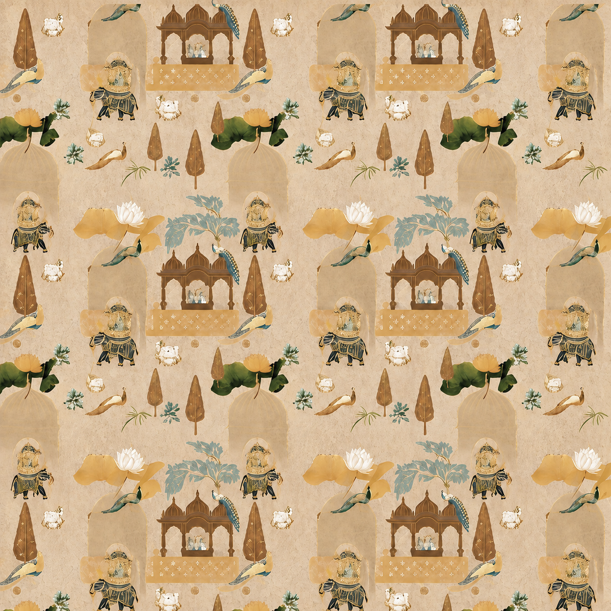 Royal Procession Scenic Wallpaper