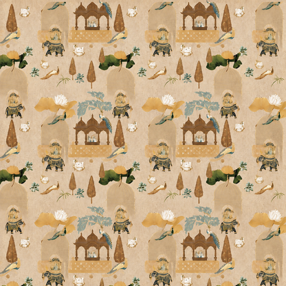 Royal Procession Scenic Wallpaper