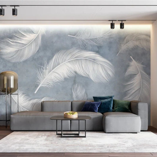 White Feather Wallpaper