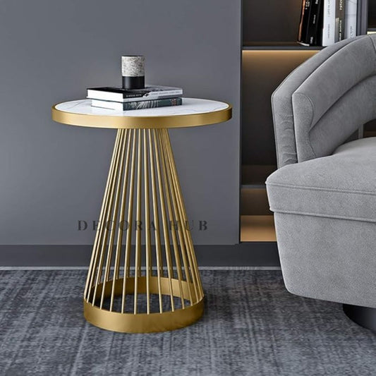 Luxurious Cone Shape Side Table