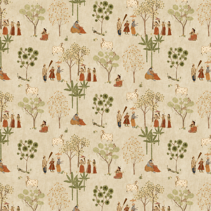 Pastoral Folk Tales Wallpaper