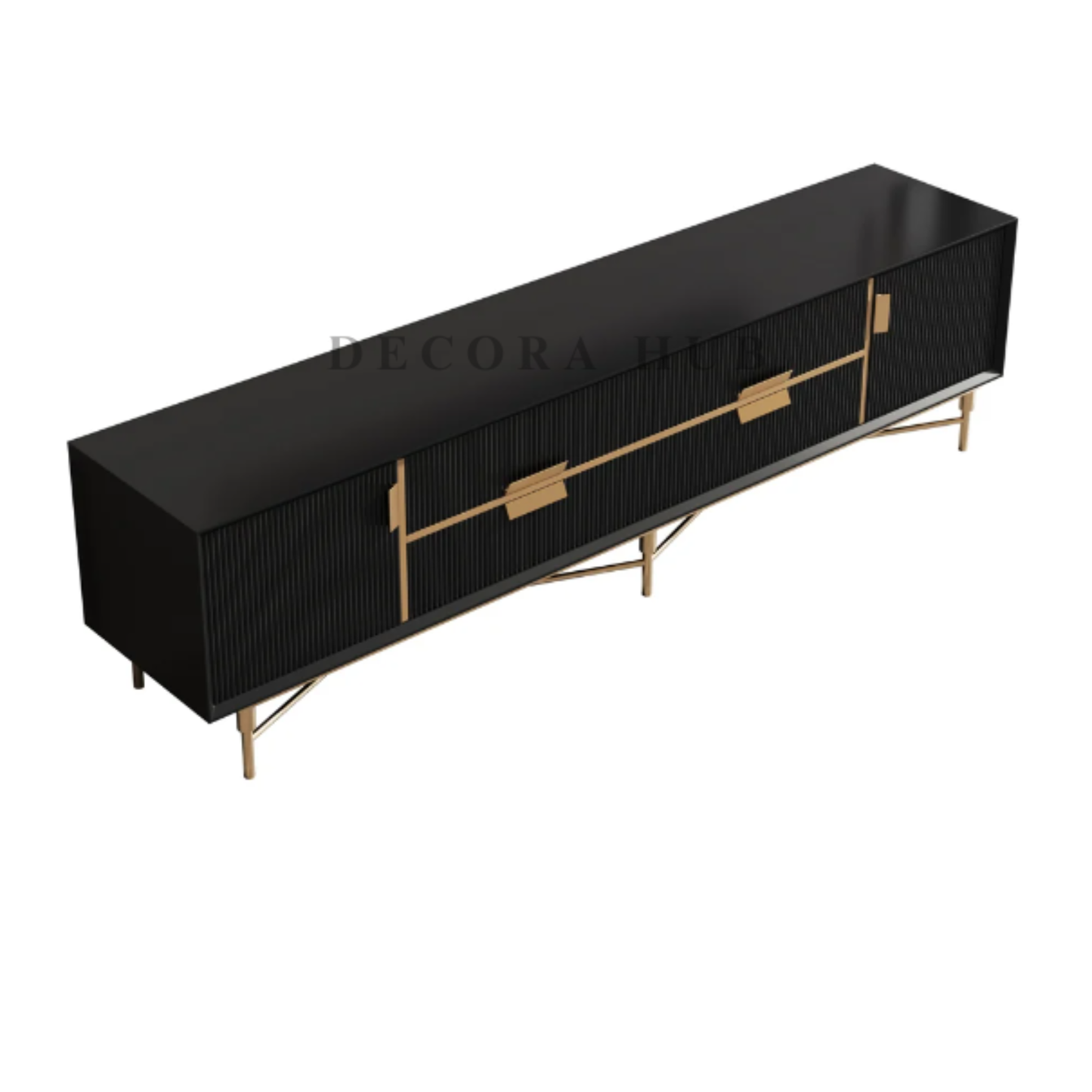 Orion Black Accent TV Unit For Living Area