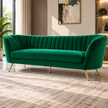 Regal Emerald Sofa