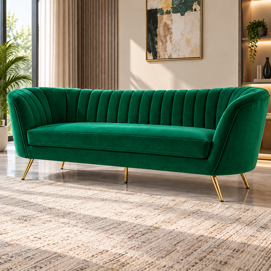 Regal Emerald Sofa