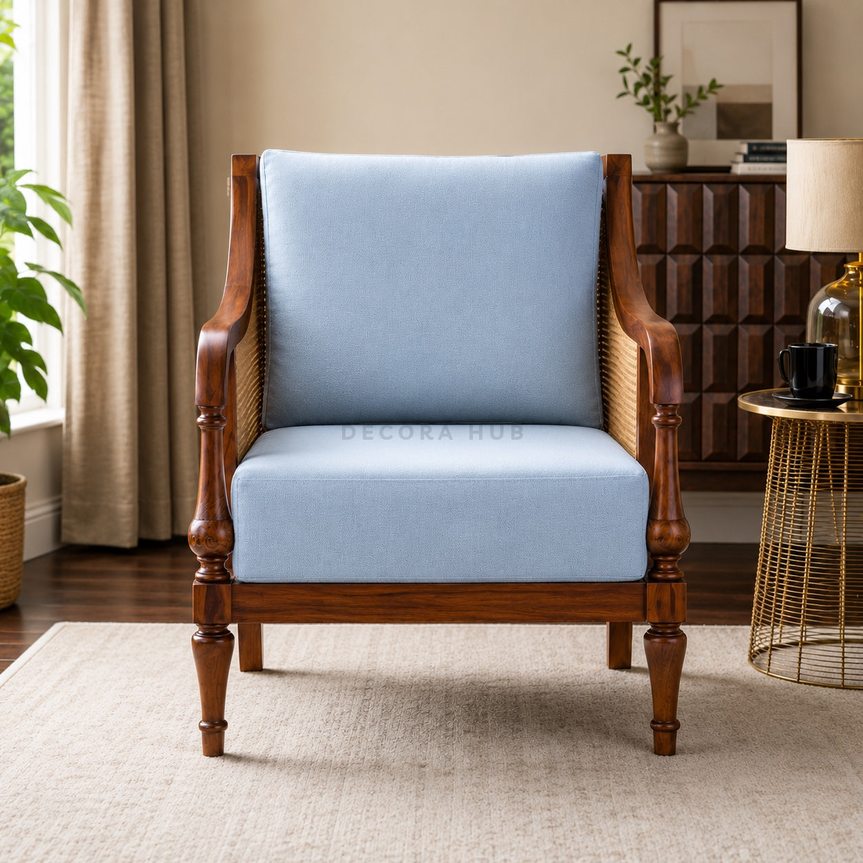 Rattan Single Seater Sofa