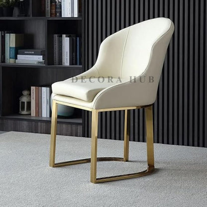 White Luxurious Dining Chair