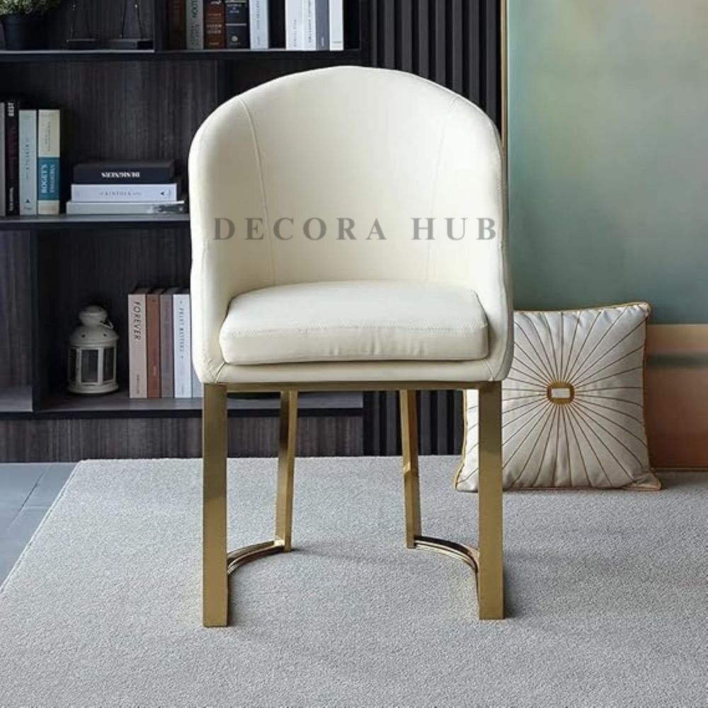 White Luxurious Dining Chair