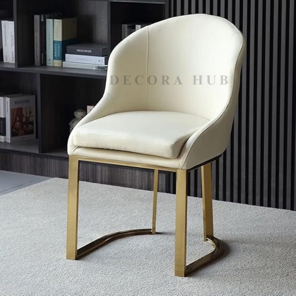 White Luxurious Dining Chair