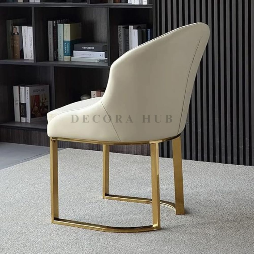 White Luxurious Dining Chair