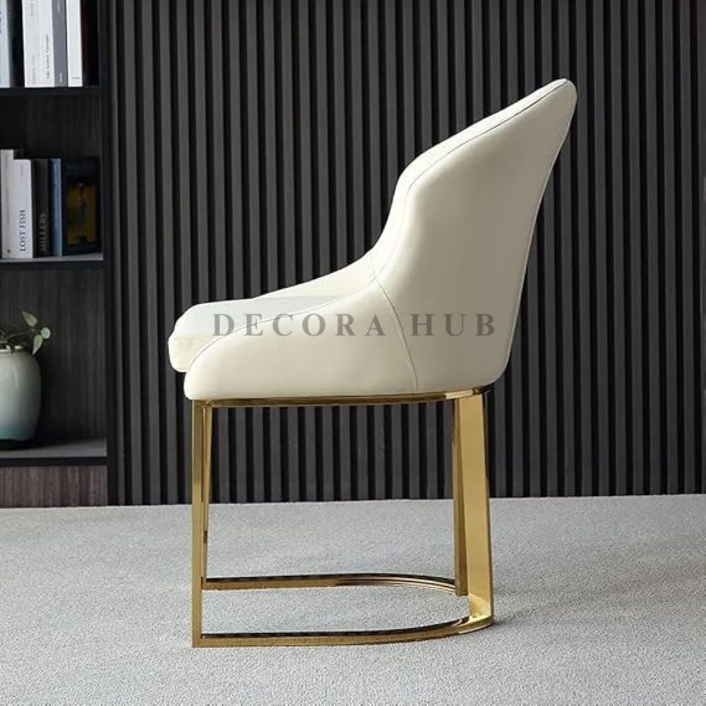 White Luxurious Dining Chair