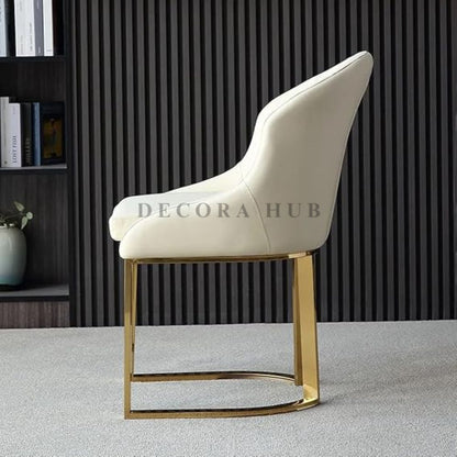 White Luxurious Dining Chair
