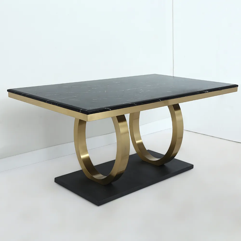 Bengal Dining Table With Top Marble