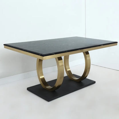 Bengal Dining Table With Top Marble