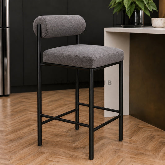 Moderna Grey Bar Stool
