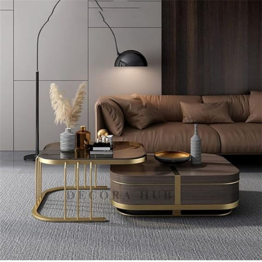 Eldora Wooden Coffee Table Set