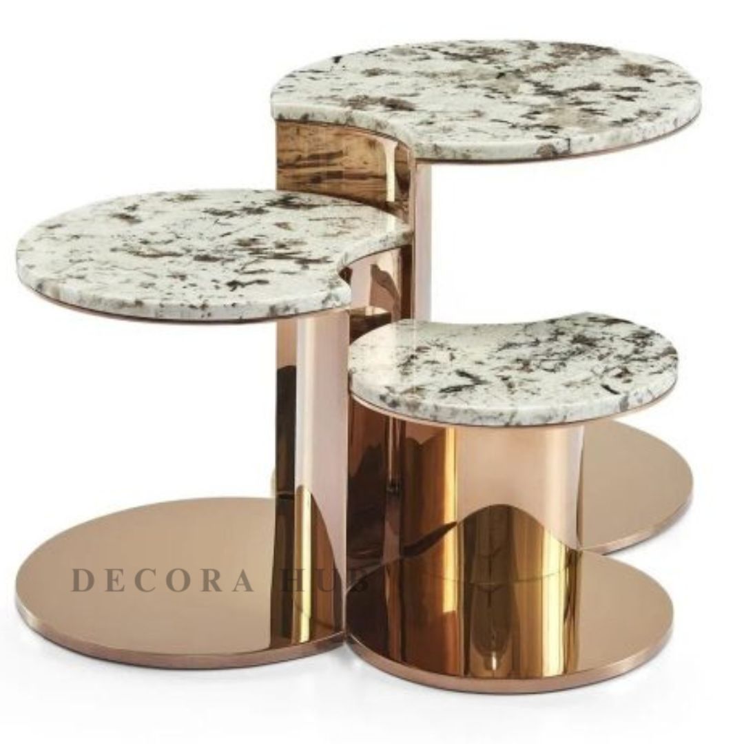 Luxurious Triple Coffee Table