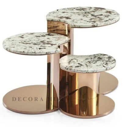 Luxurious Triple Coffee Table