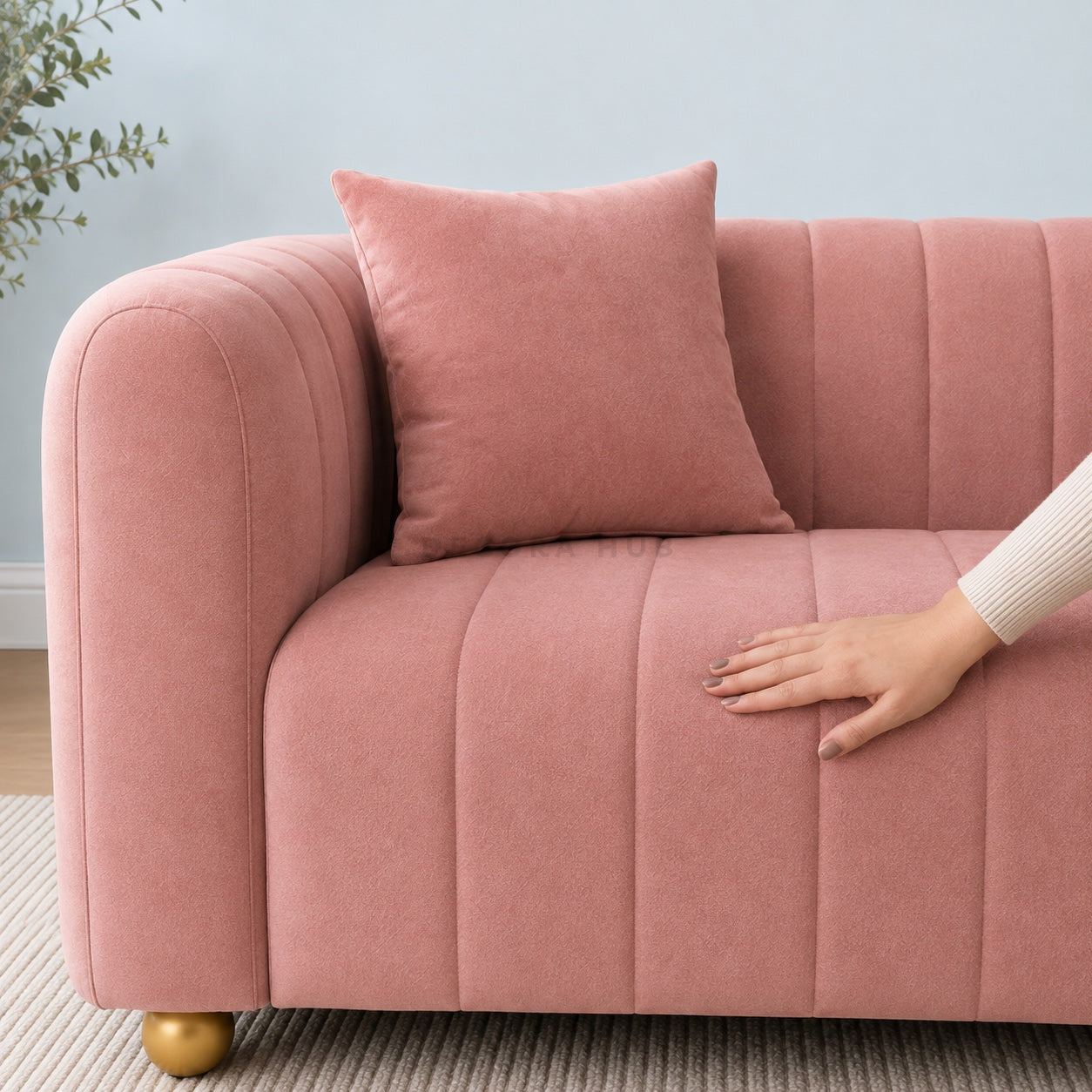 Blush Cloud 3 Seater Sofa