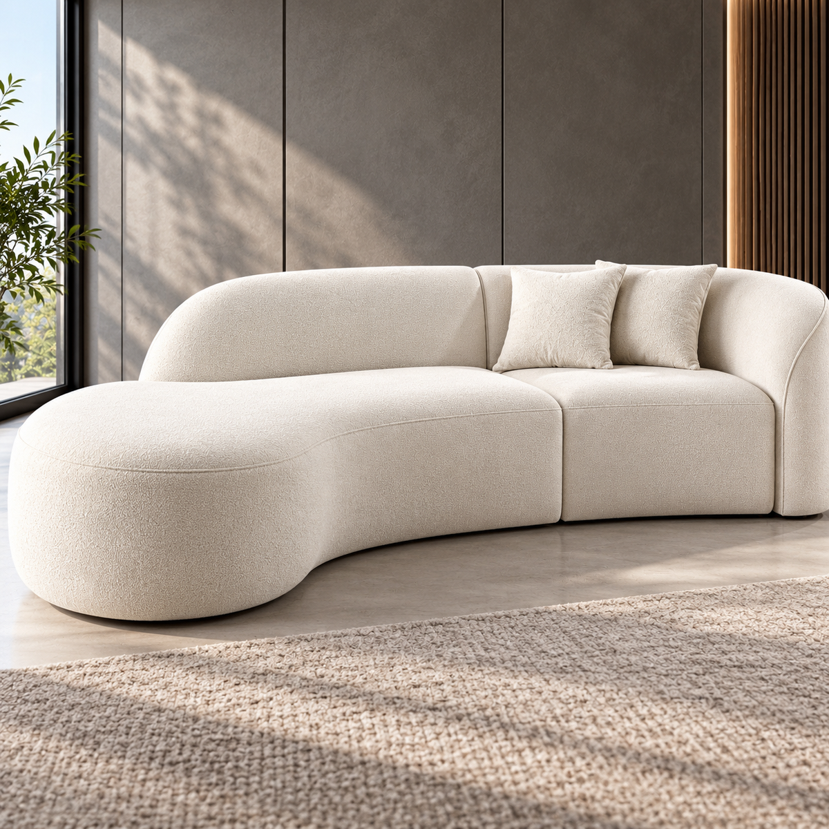 Aria Sculpted Sofa
