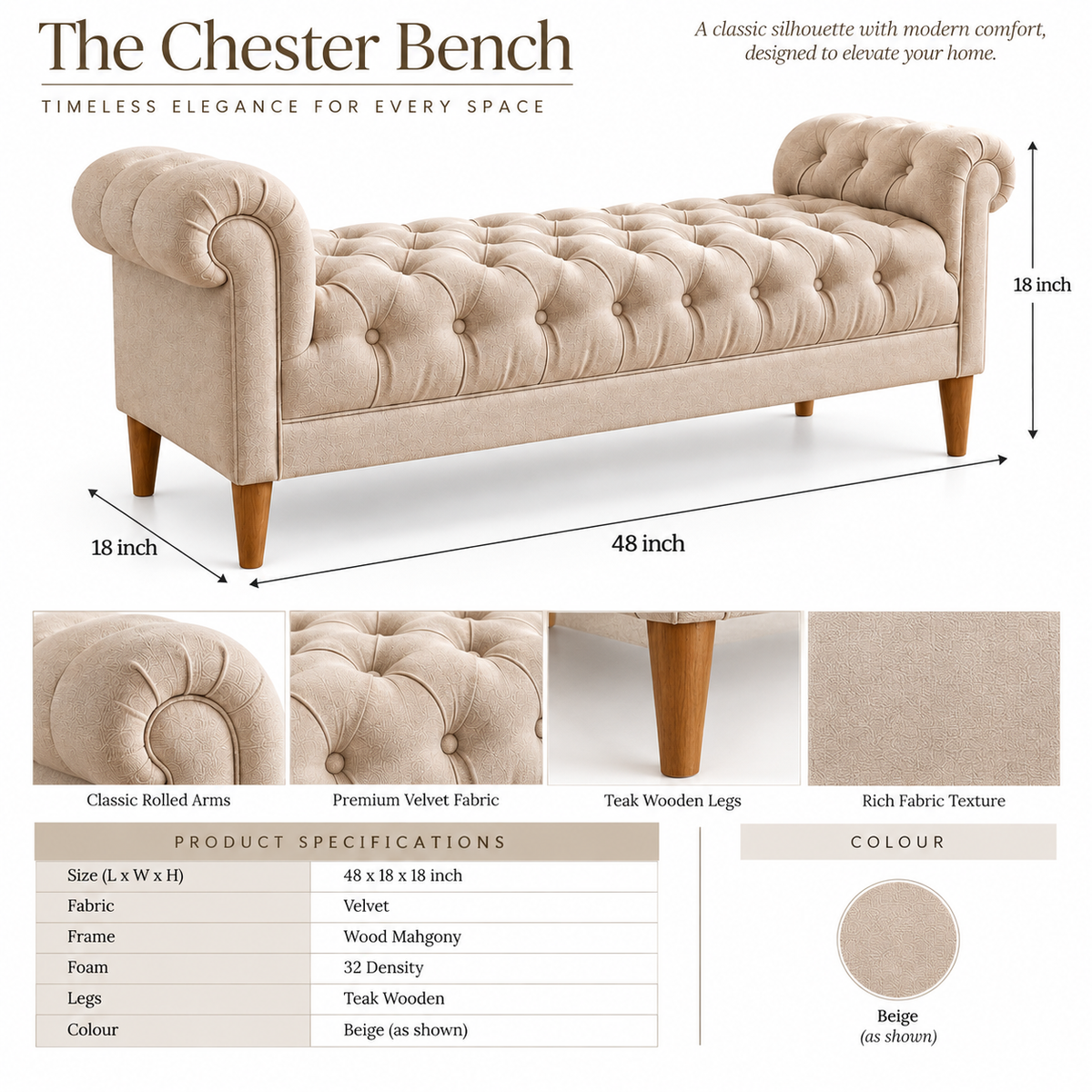 The Chester Bench