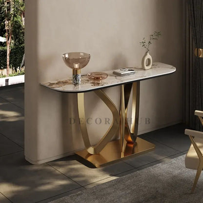 Metalic Gold Luxury Console Table