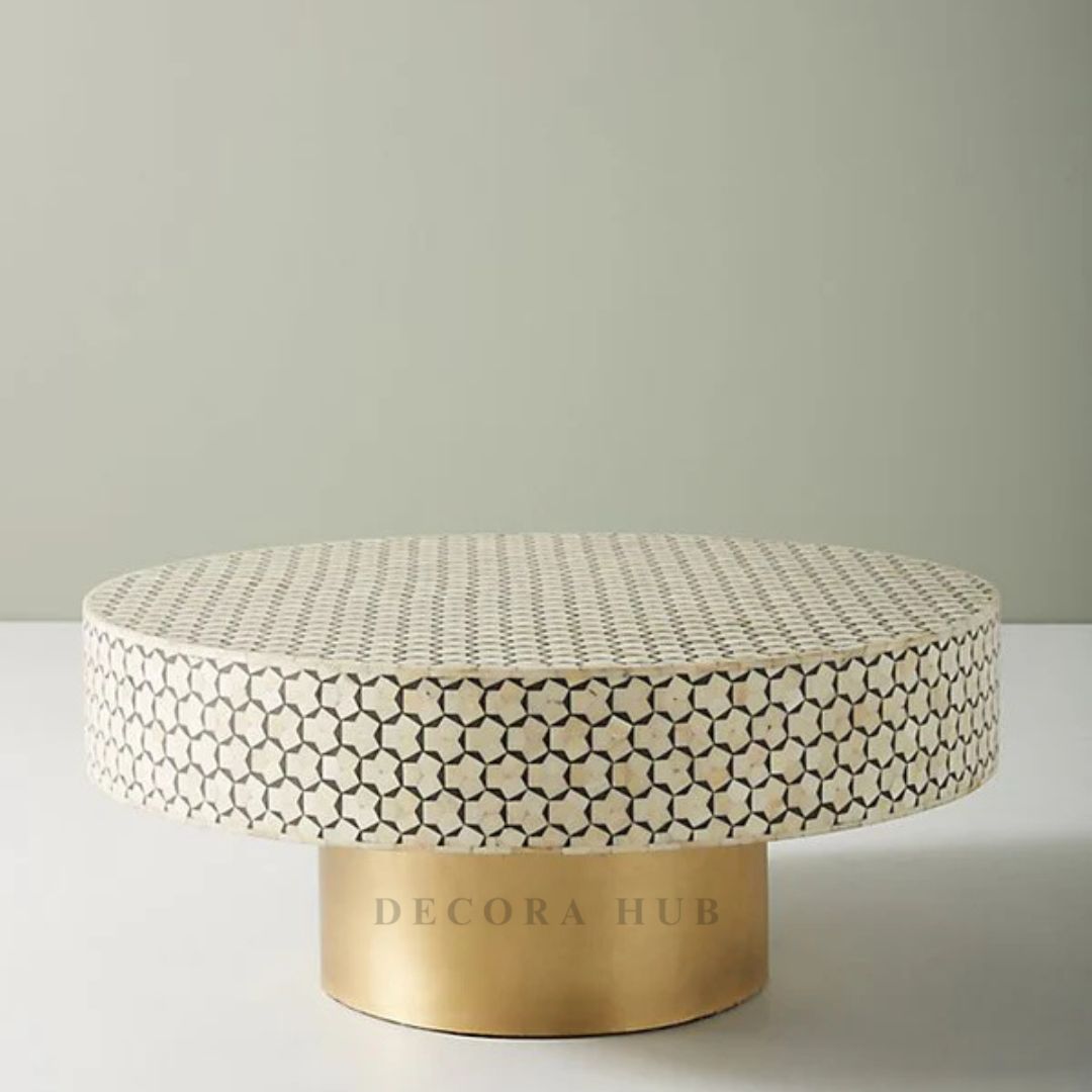 Moroccan Inlay Coffee Table In Unique Design