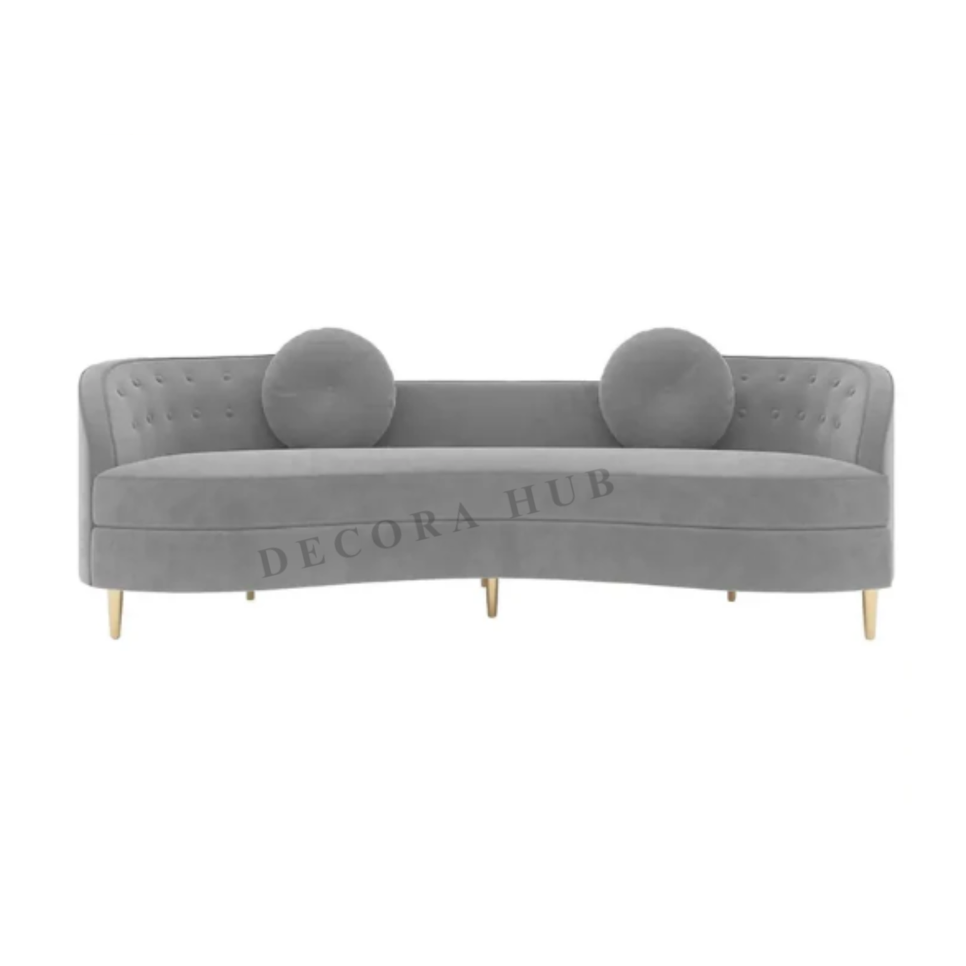 3 Seater Designer Sofa In Curved Shape