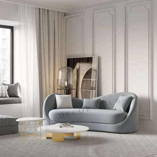 3 Seater Sofa In Curve Shape