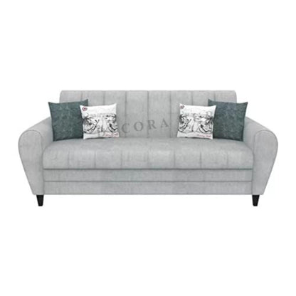 3 Seater Sofa With Wooden Legs in Baige