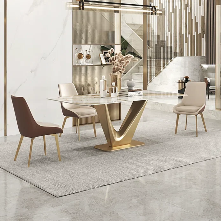 The-V Modern Dining Table