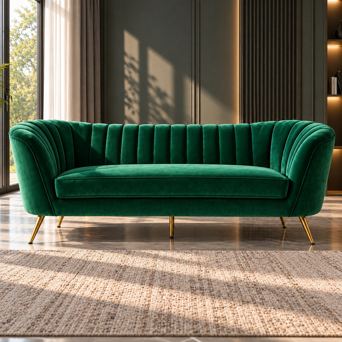 Regal Emerald Sofa
