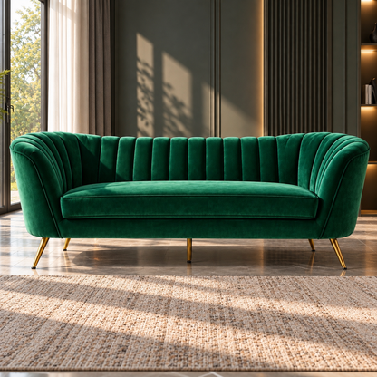 Regal Emerald Sofa