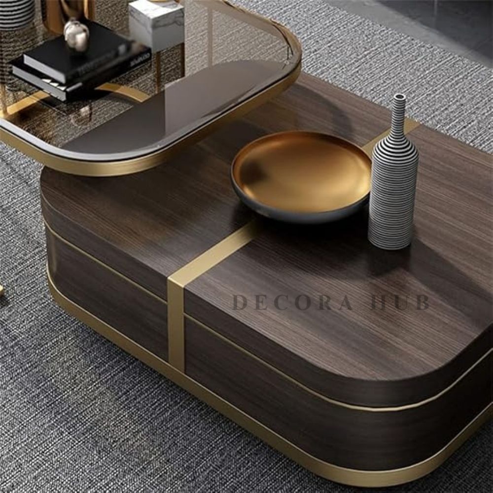 Eldora Wooden Coffee Table Set