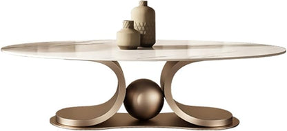 Lavish Copper Gold Centre Table