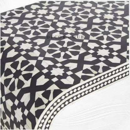 Moroccan Black Inlay & Golden Base