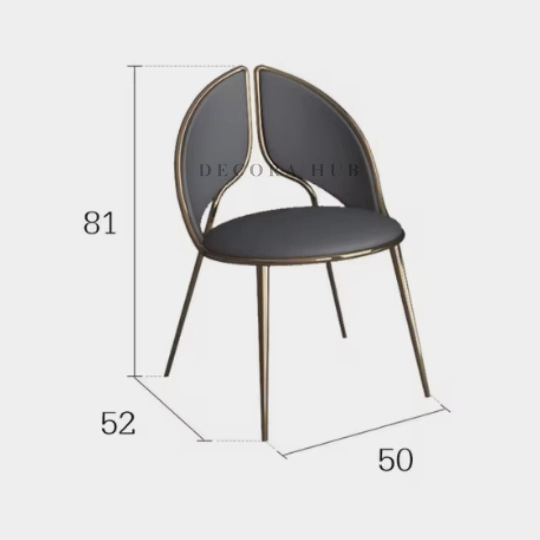 6 Seater Bespoke Marble Dining Table – side view