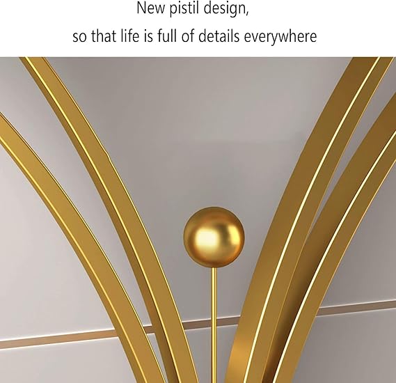 Luxurious Golden Arc Console Table