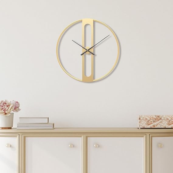 Luxurious Gold Wall Clock