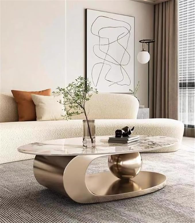 Copper Gold Luxurious Centre Table