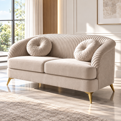 Aria Velvet Sofa