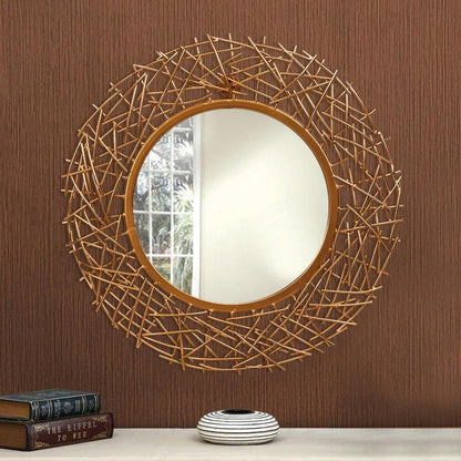 Luxurious Designer Circular Wall Mirror