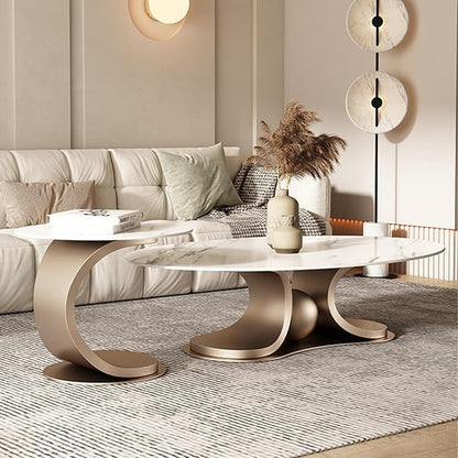 Lavish Copper Gold Centre Table